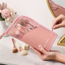 Load image into Gallery viewer, Travel Makeup Brush Holder-Pink
