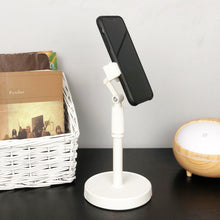 Load image into Gallery viewer, Adjustable Height Phone Holder - White
