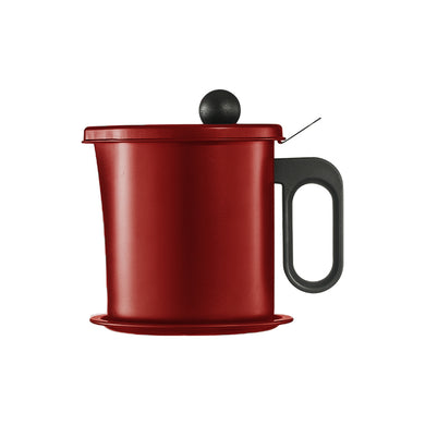 Bacon Grease Strainer Red