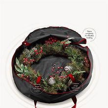 Load image into Gallery viewer, Christmas Wreath 36in Storage Bag Large - Red
