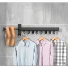 Load image into Gallery viewer, Extendable Two Arm Clothes Drying Rack
