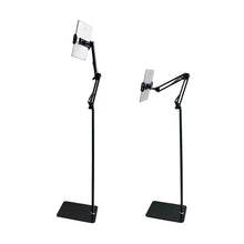 Load image into Gallery viewer, Floor Stand Foldable Arm Tablet and Phone Holder
