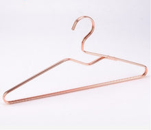 Load image into Gallery viewer, heavy duty aluminum clothes hangers rose gold
