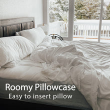 Load image into Gallery viewer, 100% Bamboo Pillowcase set full/standard platinum
