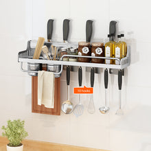 Load image into Gallery viewer, Wall mounted kitchen organizer silver
