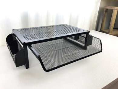 Metal Monitor stand with drawer