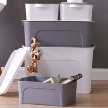 Load image into Gallery viewer, 4PC STACKING BINS WITH LIDS SMALL - GREY
