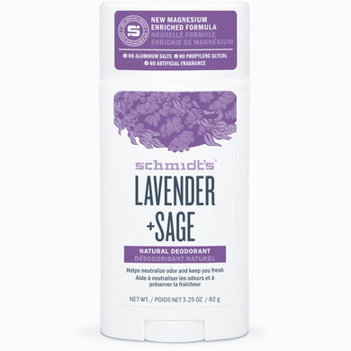 Schhmidt's Lavender and Sage deodorant for women and men