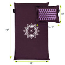 Load image into Gallery viewer, Ki acupressure mat set purple 
