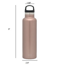 Load image into Gallery viewer, Simple modern-ascent water bottle rose gold 20oz
