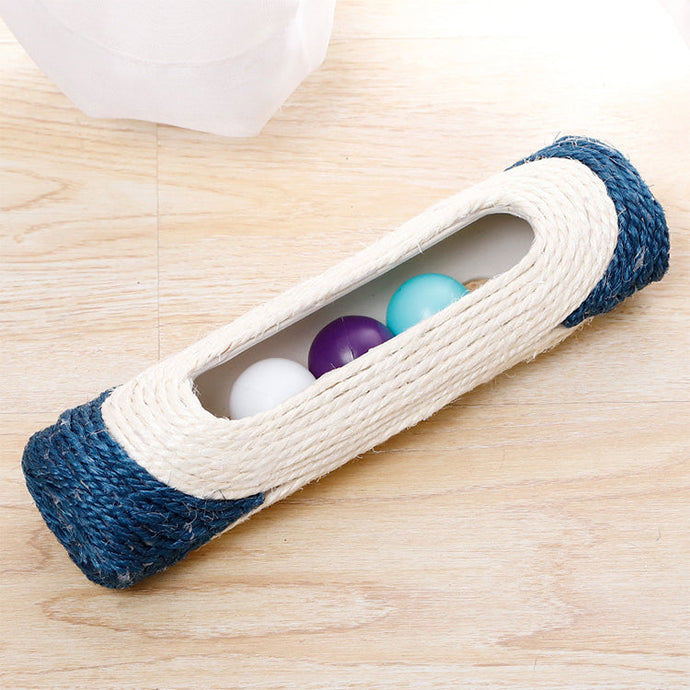 cat scratcher toy with balls