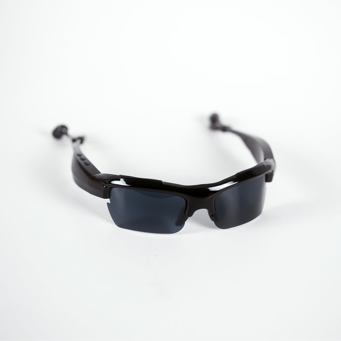Bluetooth Audio Stealth Sunglasses with Polarized Lense and Night Driving Lense