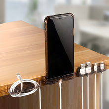 Load image into Gallery viewer, Cable Organizer Phone Holder Desk or Wall Mount
