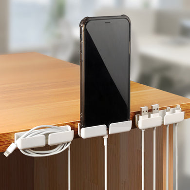 Cable Organizer Phone Holder Desk or Wall Mount