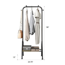 Load image into Gallery viewer, Clothes rack in black
