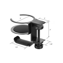 Load image into Gallery viewer, Desk Mount Cup Holder and Headphone Holder
