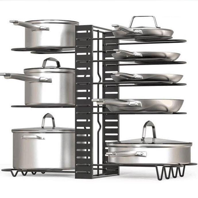 Pan Organizer Rack for Cabinet Dual Side