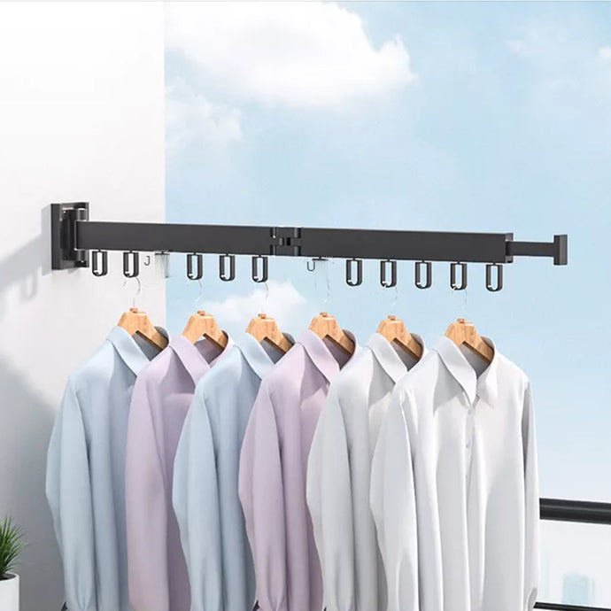 Extendable Two Arm Clothes Drying Rack