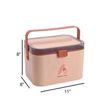 Load image into Gallery viewer, First Aid Storage Box Large Pink 
