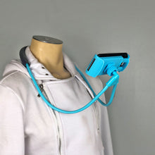 Load image into Gallery viewer, Hands Free Neck Holder Phone Tablet Mount-Blue
