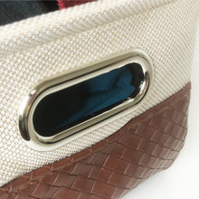 Load image into Gallery viewer, Leather with Faux Leather Basket
