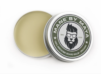 Mane by Maya 100% awesome beard balm organic Bay Leaf 2oz