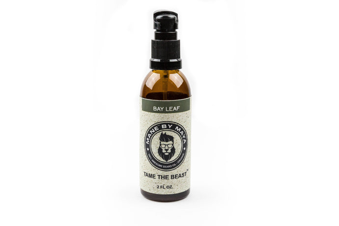 Mane by Maya 100% awesome beard oil vegan Bay Leaf 2oz