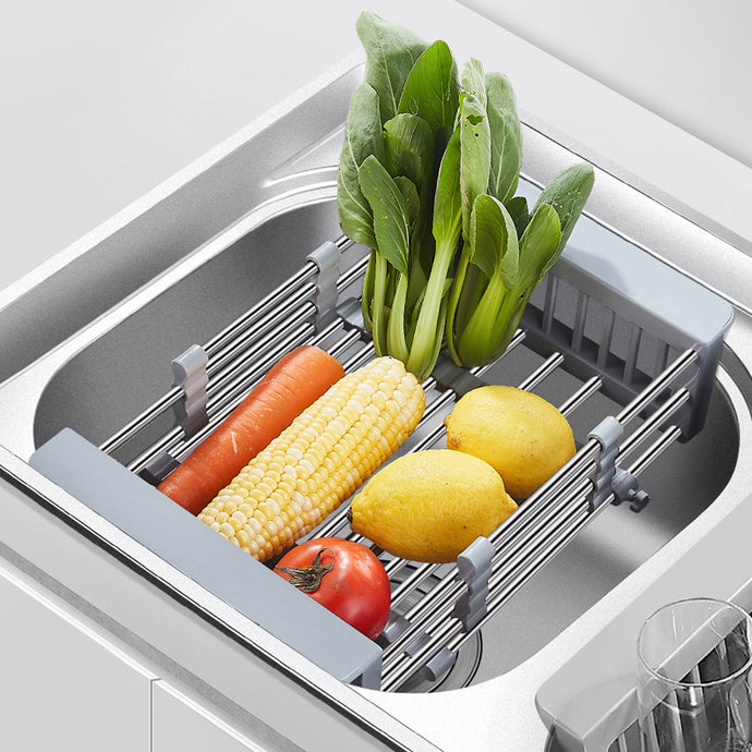 Over sink dish drying rack