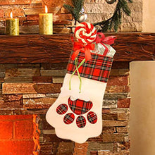 Load image into Gallery viewer, Pet Paw Stocking - Red
