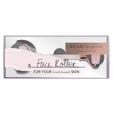 Load image into Gallery viewer, Kitsch Rose Quartz Crystal Facial Roller for tightening pores
