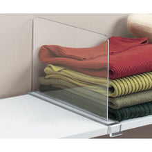 Load image into Gallery viewer, Clear shelf dividers for clothes
