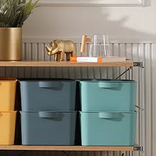 Load image into Gallery viewer, 2pc Stacking bins with lid-Medium-Green
