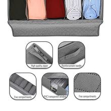 Load image into Gallery viewer, Under Bed Fabric Storage - Green
