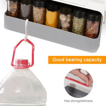 Load image into Gallery viewer, Under Cabinet Hanging Spice Rack with Six Spice Bottles

