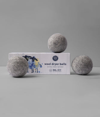 Woolzies Wool Dryer Balls 3XL in Grey