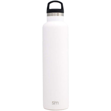 Simple modern-ascent water bottle white 24oz