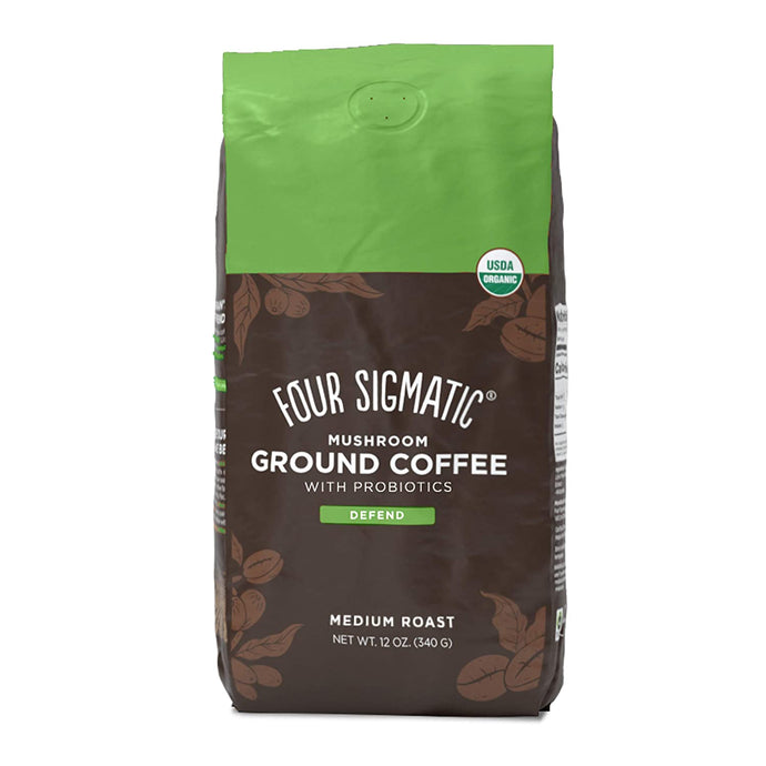Four sigmatic mushroom ground coffee with probiotics 