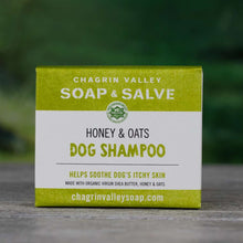 Load image into Gallery viewer, Dog Shampoo: Honey and oats shampoo bar 3.8oz
